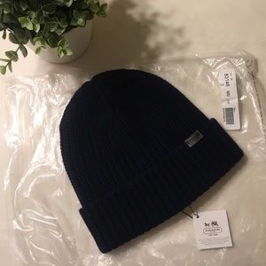 Coach NWT Rib Knit Cap